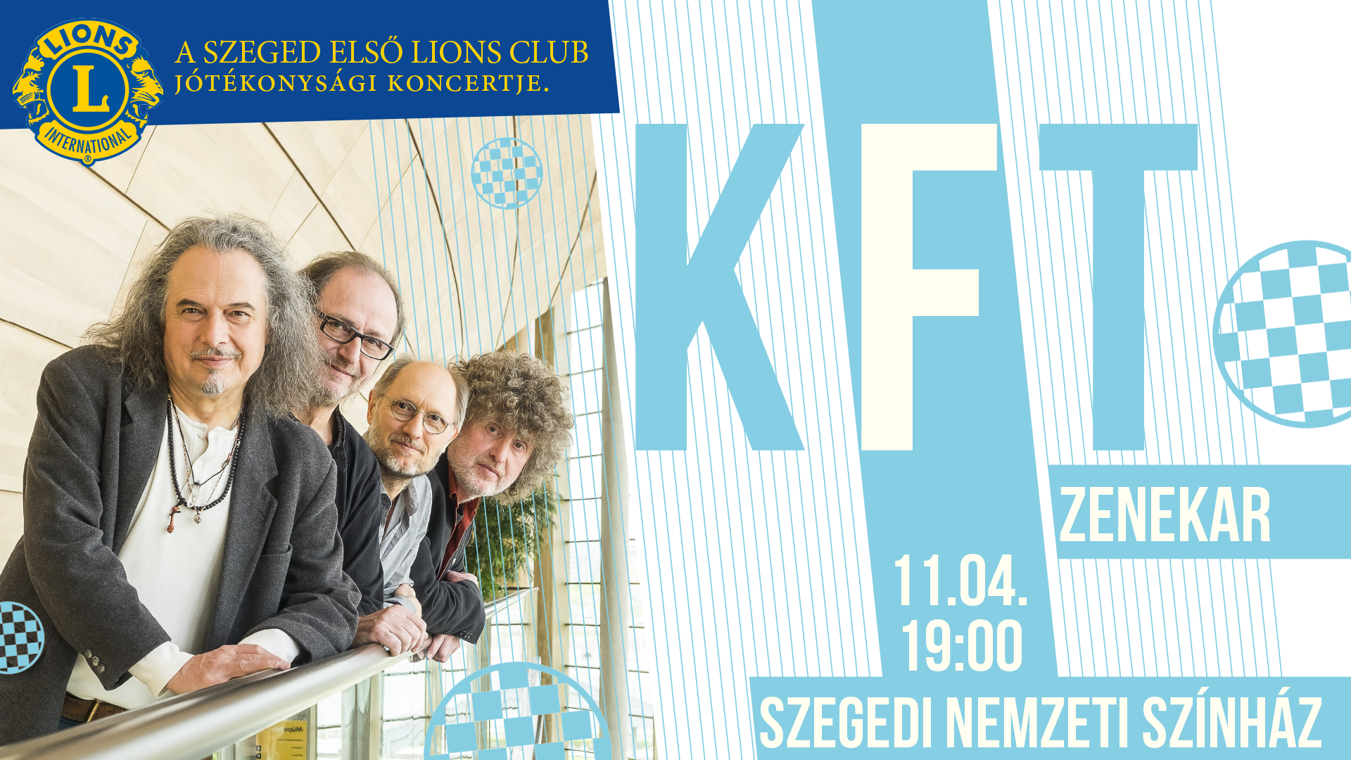 LIONS Jótékonysági Koncert a KFT Zenekar felépésével